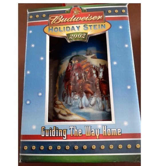 NOS 2002 Budweiser CS-529S Guiding The Way Home Holiday Stein - Picture 1 of 1
